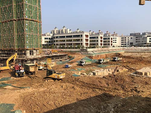 中國安能第二工程局湖畔學苑項目部“戰(zhàn)疫情，抓復工”