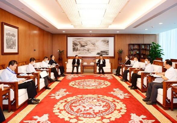 華能集團有限公司黨組書記、董事長舒印彪會見國開行董事長趙歡