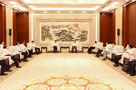 舒印彪拜會山東省委書記劉家義、省長李干杰