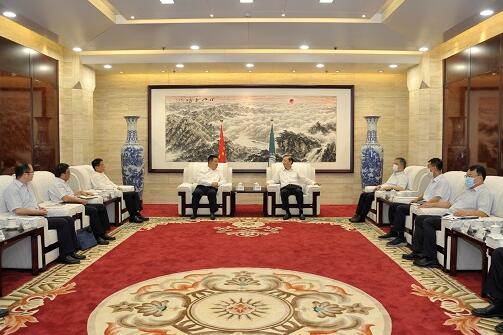 辛保安會見中國西電集團董事長白忠泉、總經(jīng)理裴振江