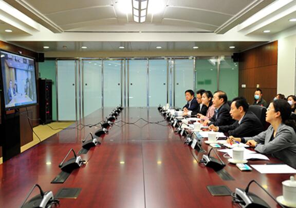 辛保安總經理與SAP公司全球執(zhí)行董事會成員、全球業(yè)務總裁傅美黛舉行視頻會談