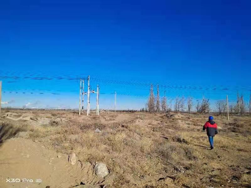 烏海電業(yè)局農電處千里山農電所：加強巡線，確保冬季電網安全