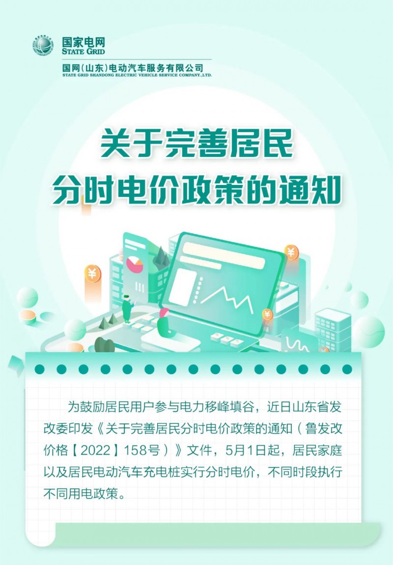 山東居民分時電價政策，5月1日開始執(zhí)行！