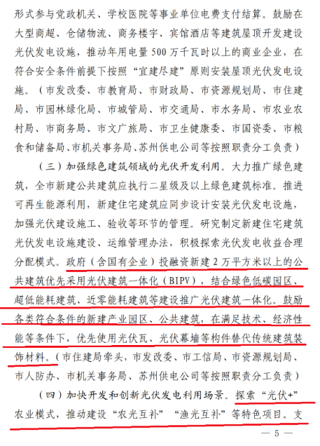 蘇州：國企廠房100%安裝分布式光伏！