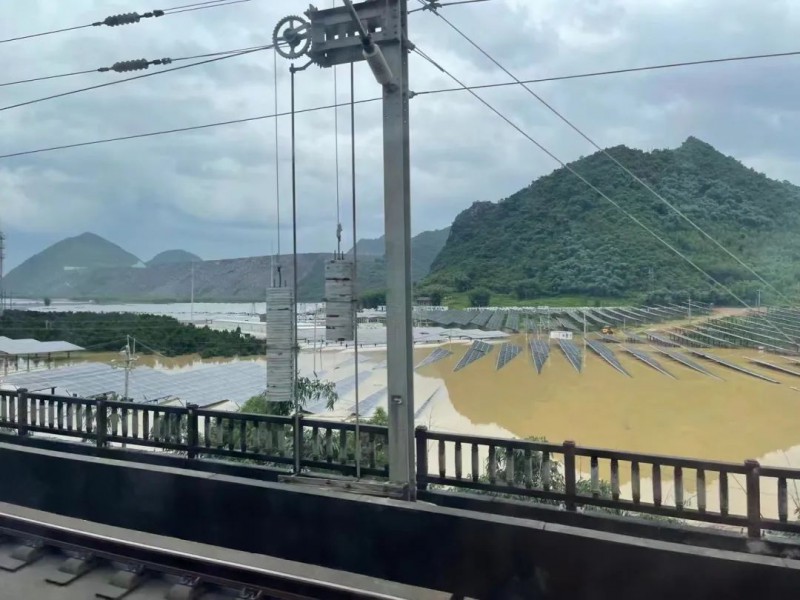 地面電站秒變漂浮電站，又一光伏電站被水淹！