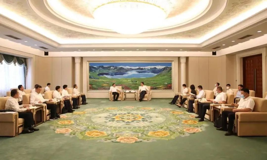 中國能建黨委書記、董事長宋海良拜會吉林省委常委、長春市委書記張志軍