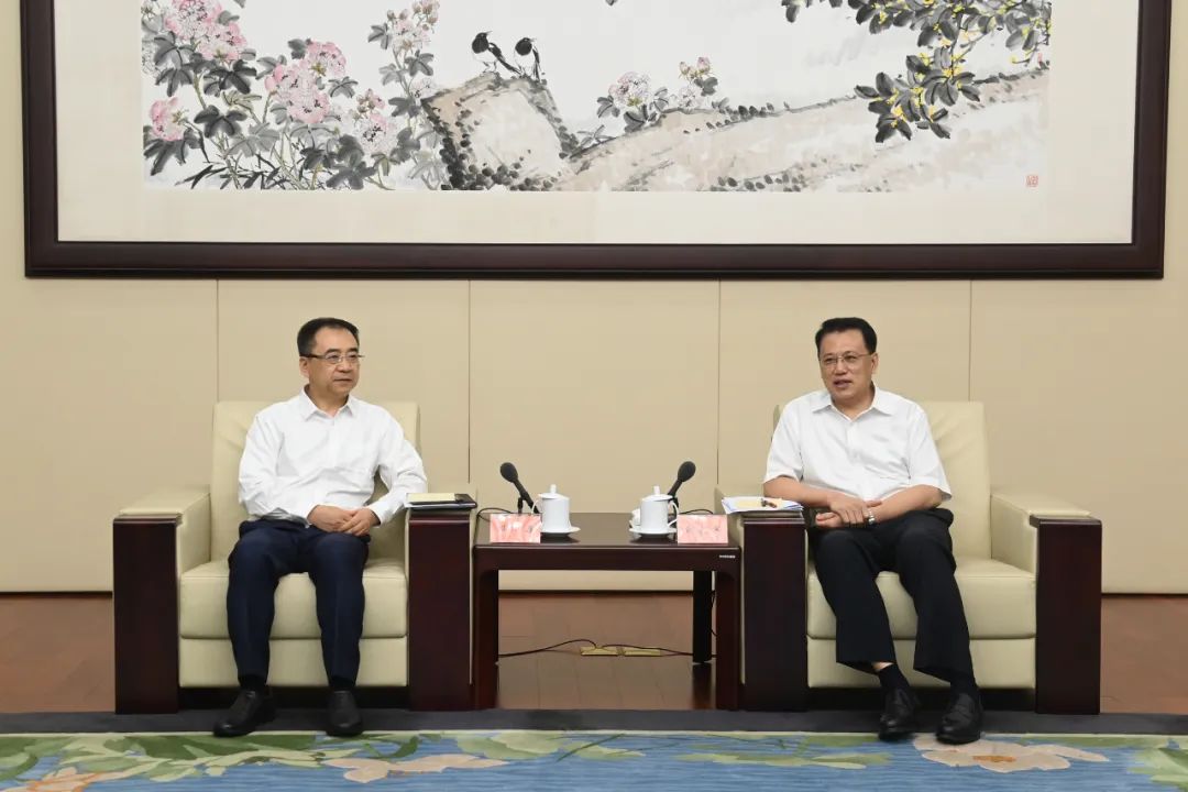 大唐集團公司黨組書記、董事長鄒磊拜會浙江省委書記、省人大常委會主任袁家軍