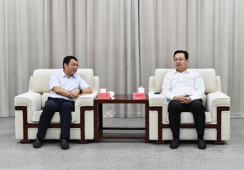 劉源拜會河北省委常委、副省長，雄安新區(qū)黨工委書記、管委會主任張國華