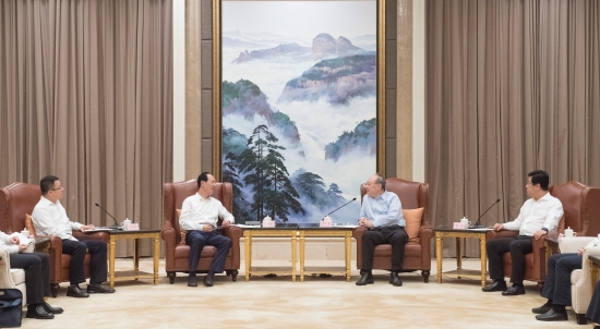 中國電建集團(tuán)公司黨委書記、董事長丁焰章拜會(huì)福建省委書記尹力、省長趙龍