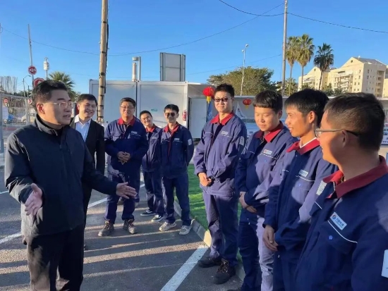 翁杰明考察中國(guó)電建海外項(xiàng)目并慰問(wèn)一線(xiàn)干部職工