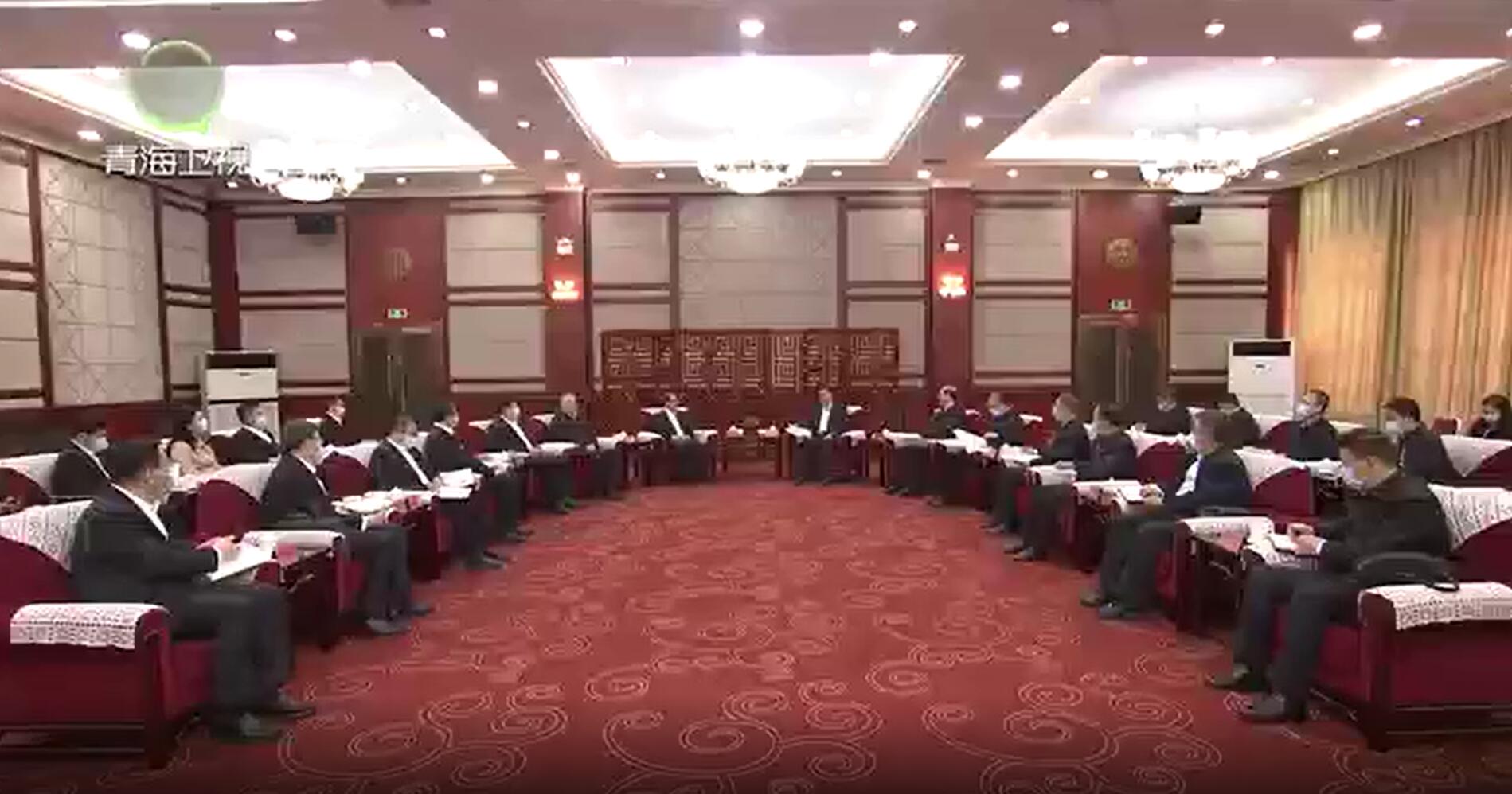 華電集團黨組書記江毅、黨組副書記葉向東拜會青海省委書記陳剛、省長吳曉軍