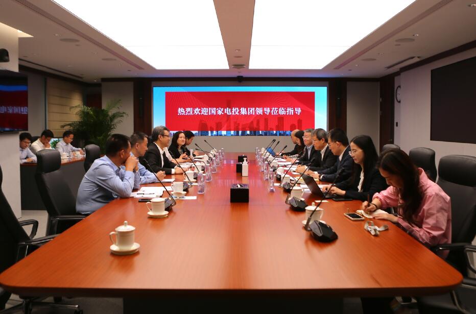 國家電投黨組書記、董事長錢智民與中信證券董事長張佑君會談
