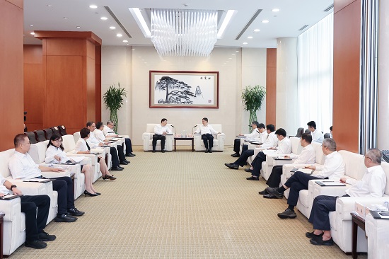華能集團(tuán)黨組書記、董事長溫樞剛會見山西省委常委、太原市委書記韋韜