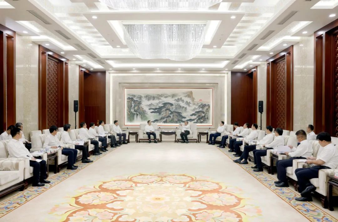 大唐集團(tuán)鄒磊、劉明勝拜會(huì)山東省委書記林武、省長(zhǎng)周乃翔