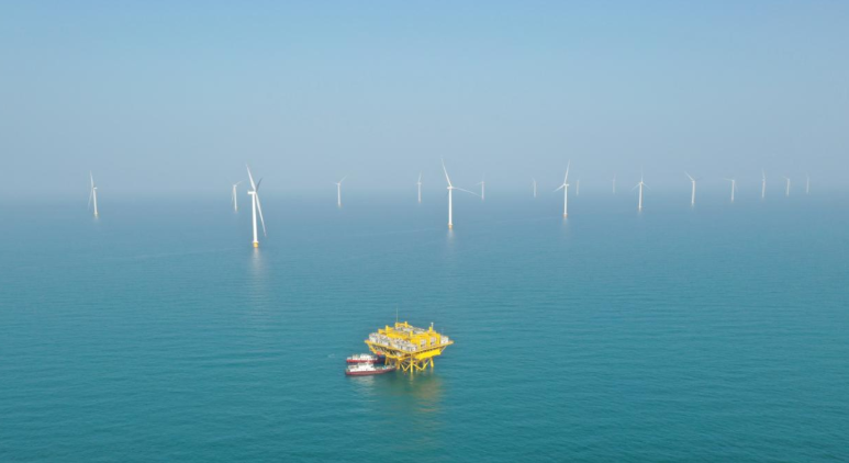 山東首個百萬千瓦級海風(fēng)基地！國家電投半島南U1一期并網(wǎng)發(fā)電