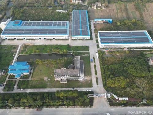 上海電建安徽凱波特材分布式光伏項目全容量并網發(fā)電