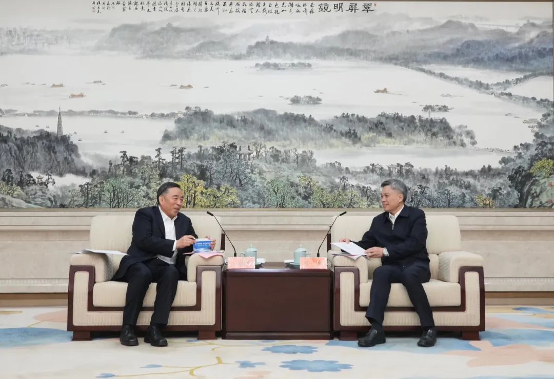 宋海良與浙江省委副書(shū)記、杭州市委書(shū)記劉捷會(huì)談