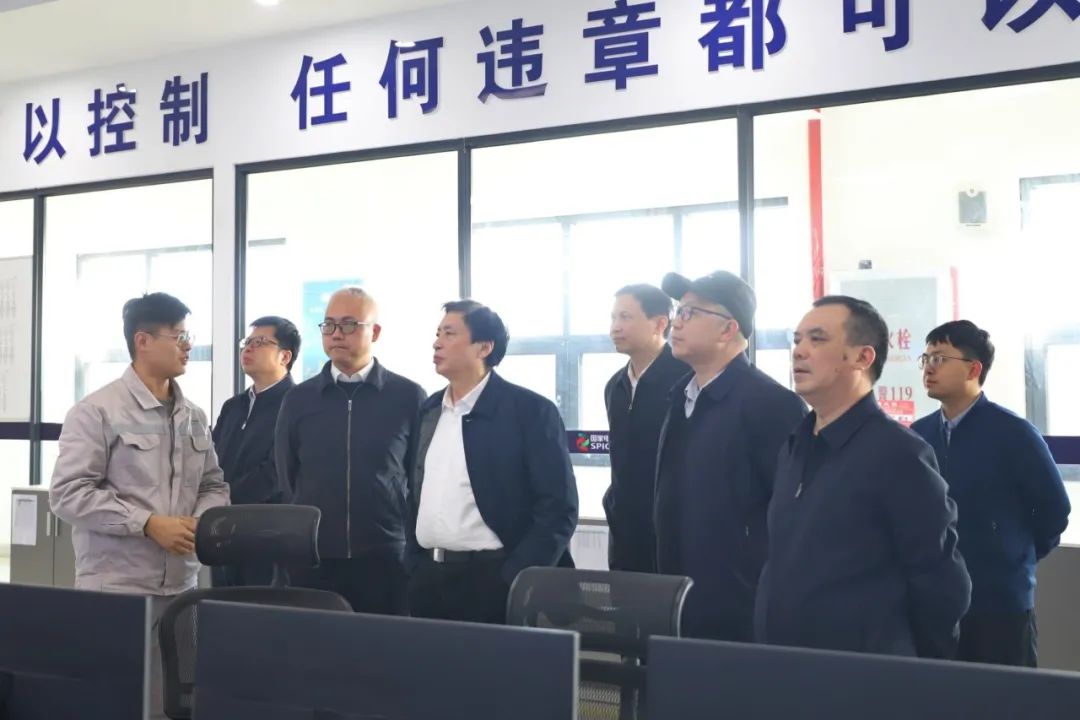 中國工程院院士謝和平調(diào)研前詹風(fēng)電、前詹港電