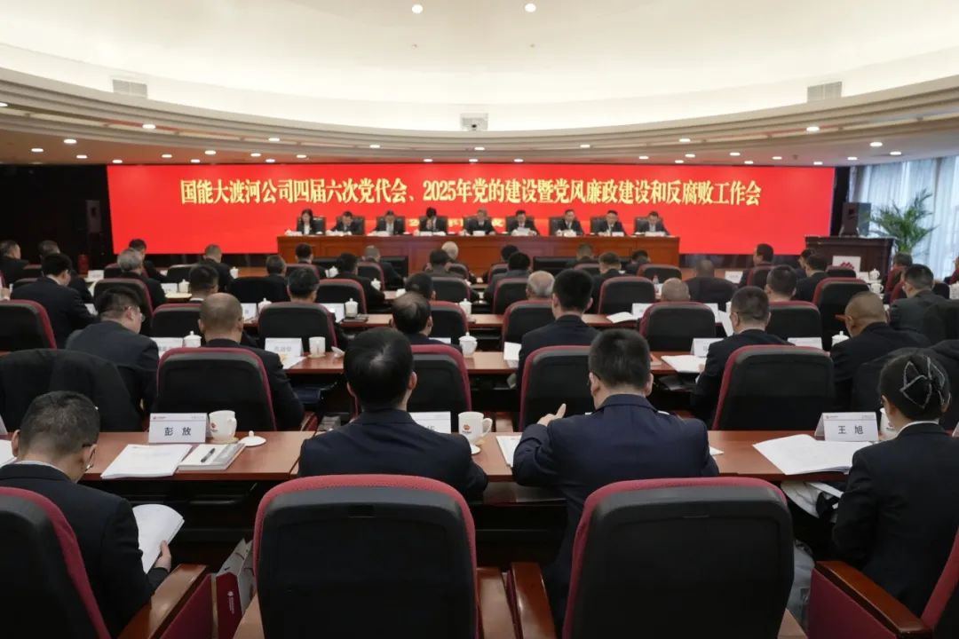 國能大渡河公司召開四屆六次黨代會、2025年黨的建設(shè)暨黨風廉政建設(shè)和反腐敗工作會