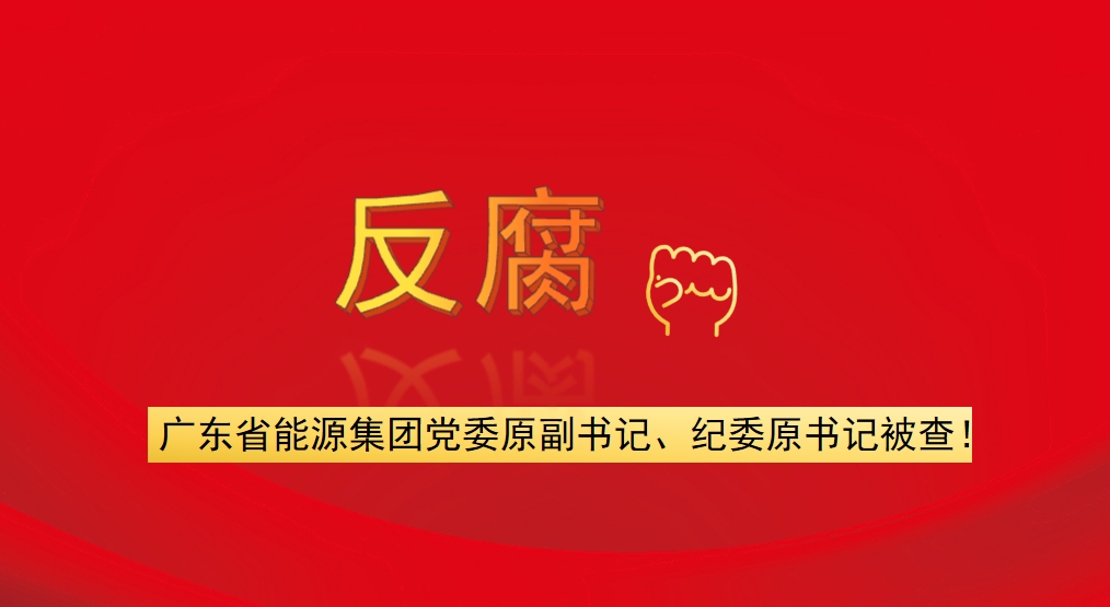 廣東省能源集團(tuán)黨委原副書記、紀(jì)委原書記被查！